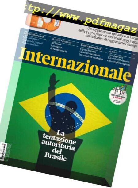 Internazionale – 5 Ottobre 2018 Cover