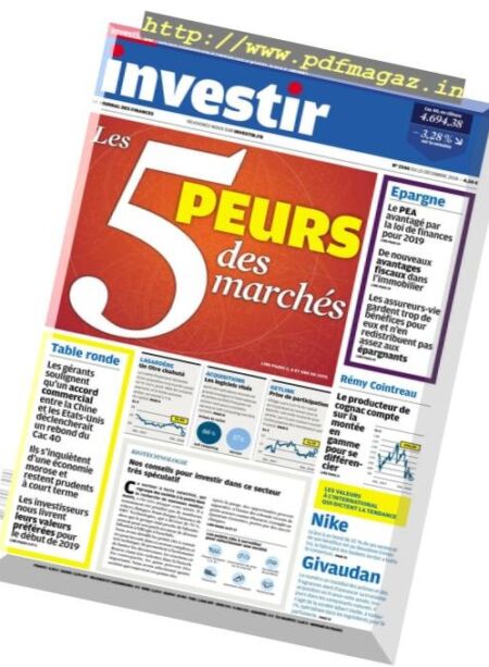 Investir – 22 Decembre 2018 Cover