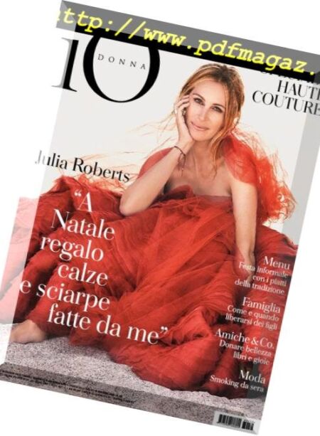 Io Donna del Corriere della Sera – 15 dicembre 2018 Cover