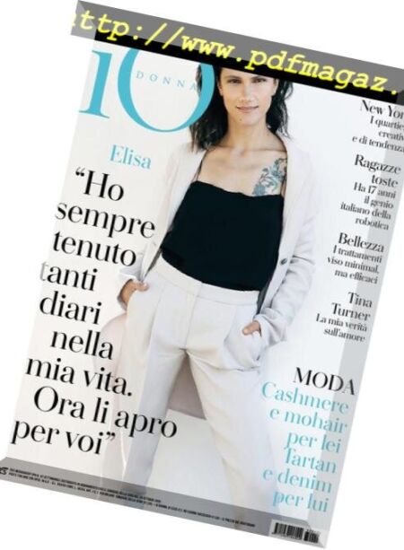 Io Donna del Corriere della Sera – 20 ottobre 2018 Cover