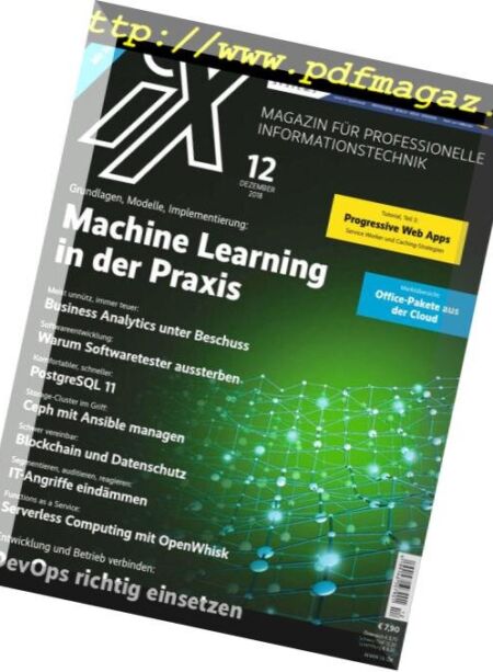 iX Magazin – Dezember 2018 Cover