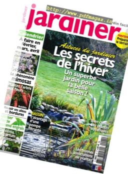 Jardiner – Decembre 2018 – Fevrier 2019