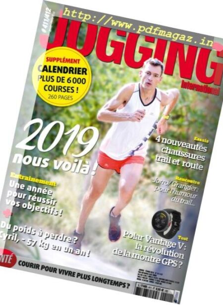 Jogging International – Janvier-Fevrier 2019 Cover