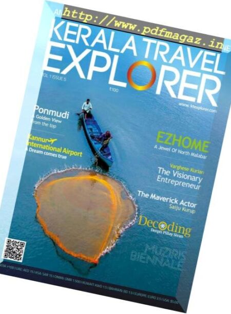 Kerala Travel Explorer – Vol 1 Issue 5, 2018 Cover