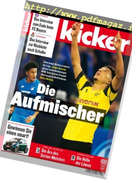 Kicker – 10 Dezember 2018 Cover