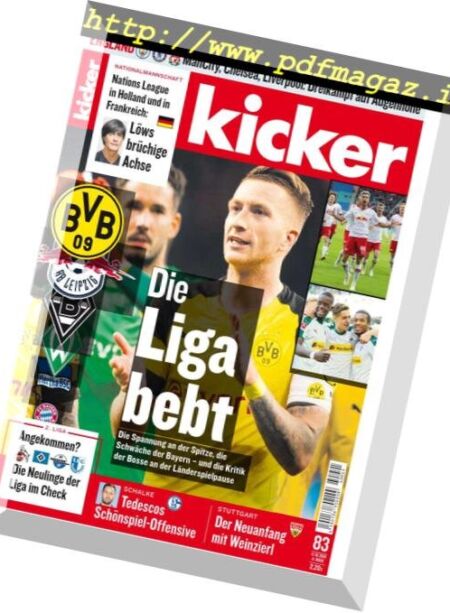 Kicker – 11 Oktober 2018 Cover