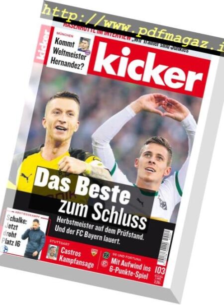 Kicker – 20 Dezember 2018 Cover
