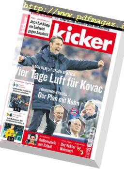 Kicker – 29 November 2018