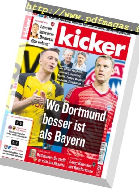 Kicker – 8 November 2018 Cover