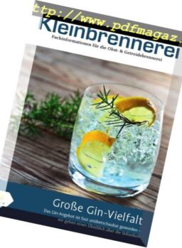 Kleinbrennerei – Januar 2019