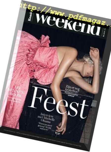 Knack Weekend Black – 28 November 2018 Cover