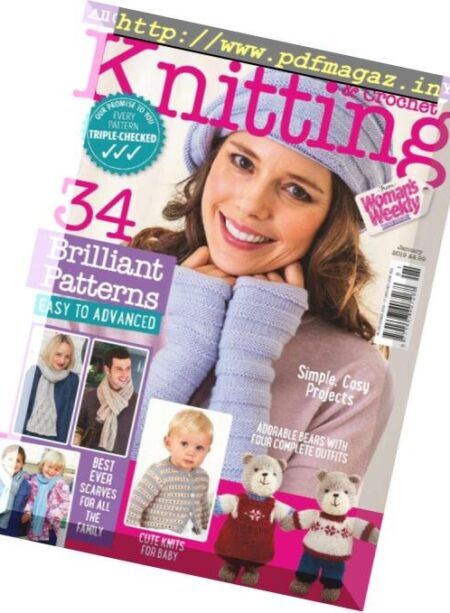 Knitting & Crochet from Woman’s Weekly – January 2019 Cover
