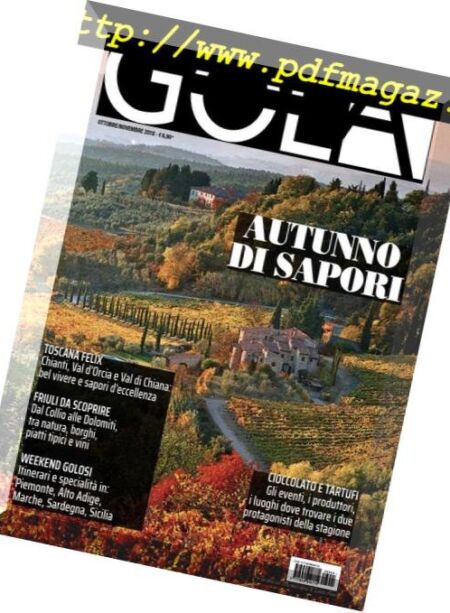 La Gola in viaggio – Ottobre-Novembre 2018 Cover