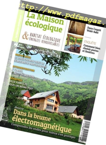 La Maison ecologique – octobre-novembre 2018 Cover