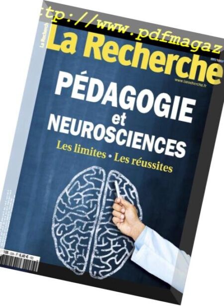 La Recherche – Septembre 2018 Cover