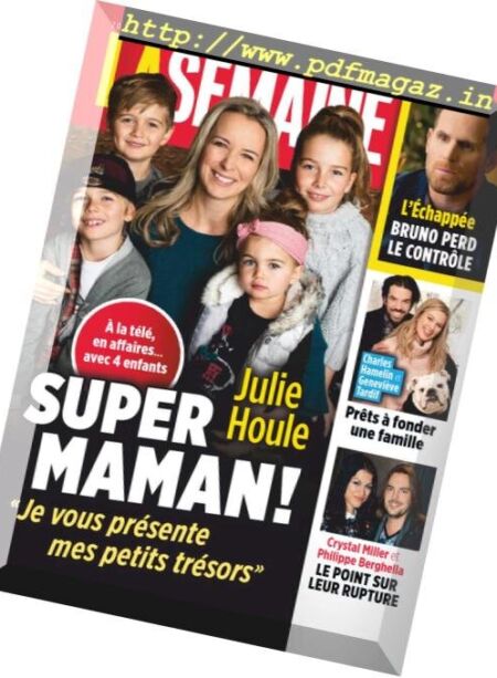 La Semaine – decembre 07, 2018 Cover