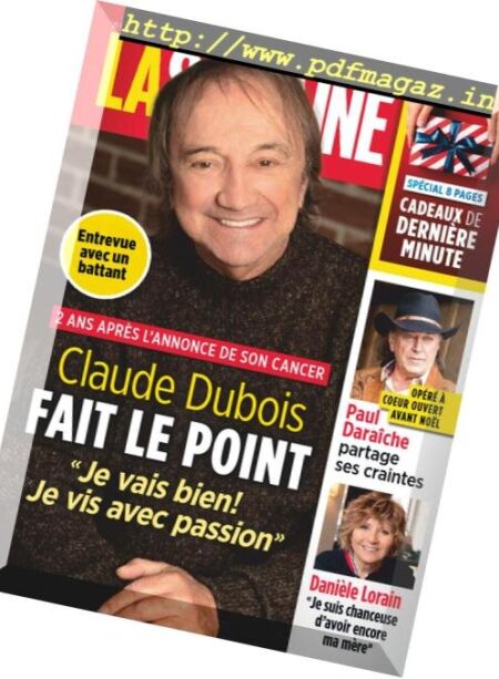 La Semaine – decembre 21, 2018 Cover