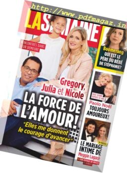 La Semaine – novembre 09, 2018