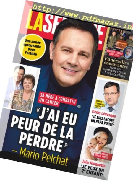 La Semaine – novembre 23, 2018 Cover