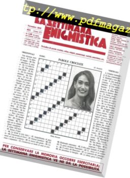 La Settimana Enigmistica – 15 Novembre 2018
