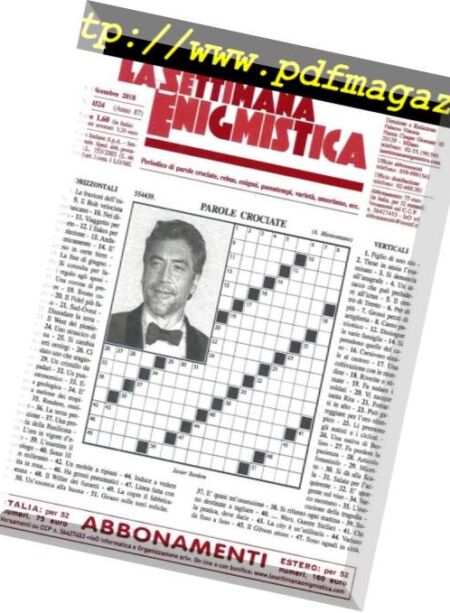La Settimana Enigmistica – 6 Dicembre 2018 Cover