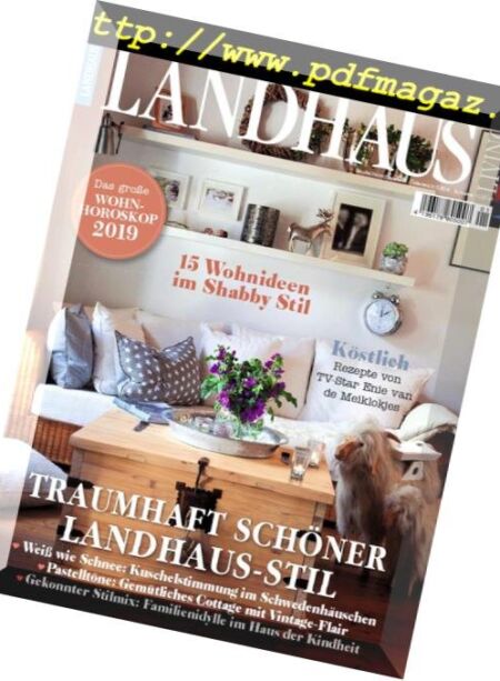 Landhaus Living – November 2018 Cover