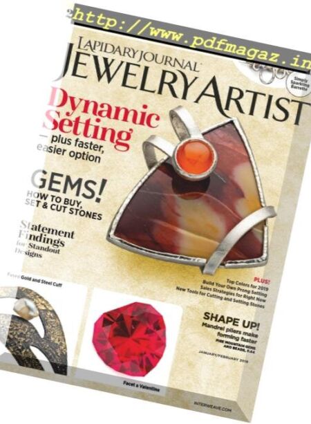Lapidary Journal Jewelry Artist – January 2019 Cover