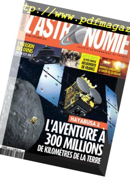 L’Astronomie – decembre 2018 Cover