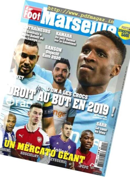 Le Foot Marseille – Decembre 2018 – Janvier 2019 Cover