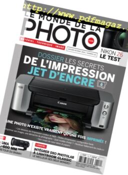 Le monde de la photo – janvier 2019