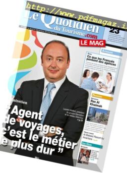 Le Quotidien du Tourisme – 06 decembre 2018