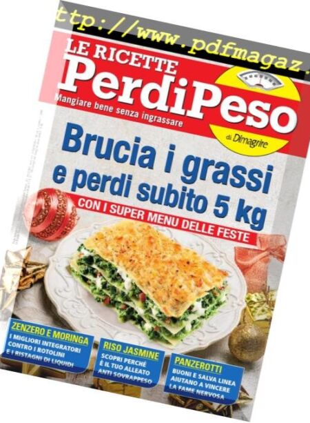 Le Ricette PerdiPeso – Dicembre 2018 Cover