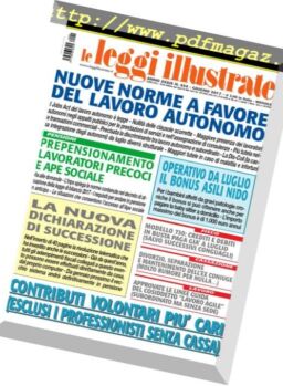 Leggi Illustrate – Giugno 2017