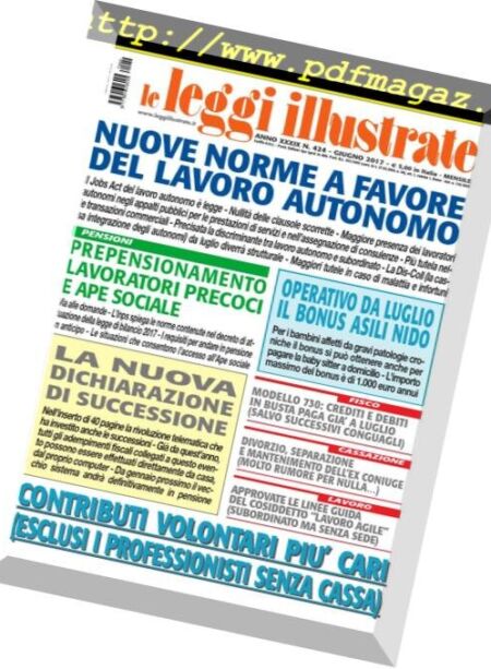 Leggi Illustrate – Giugno 2017 Cover