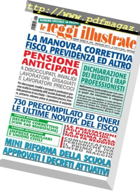 Leggi Illustrate – Maggio 2017 Cover