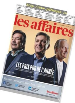 Les Affaires – 08 decembre 2018