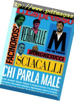 L’Espresso – 18 Novembre 2018