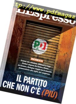 L’Espresso – 2 Dicembre 2018