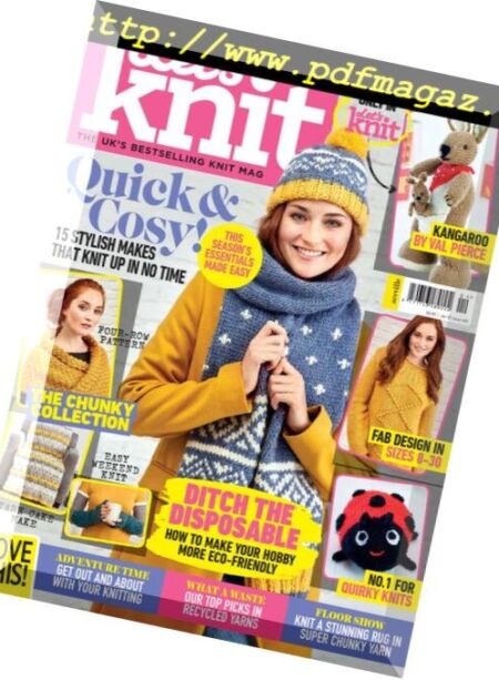 Let’s Knit – January 2019 Cover