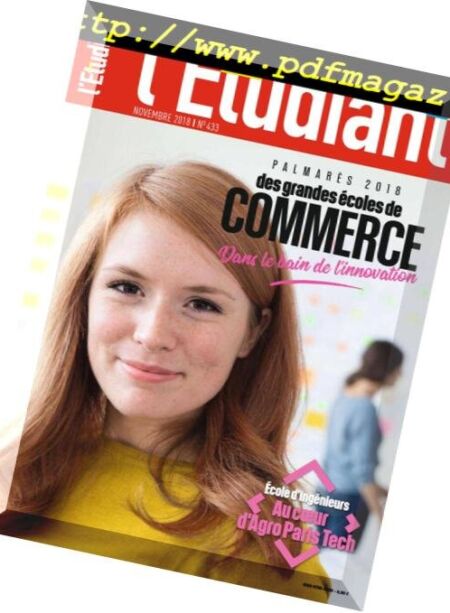 L’etudiant – Novembre 2018 Cover
