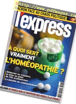 L’Express – 05 decembre 2018