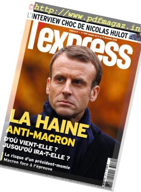 L’Express – 12 decembre 2018 Cover
