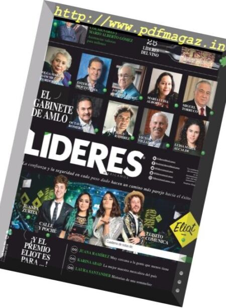 Lideres Mexicanos – diciembre 2018 Cover