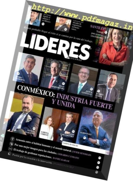 Lideres Mexicanos – septiembre 2018 Cover