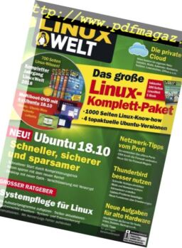 Linux Welt – November 2018