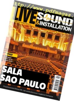 Live Sound & Installation – Listopad 2018