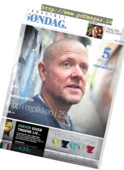 Livsstil – 21 oktober 2018