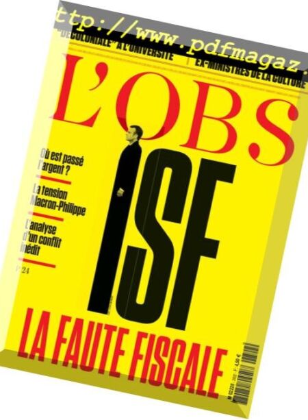 L’Obs – 6 Decembre 2018 Cover
