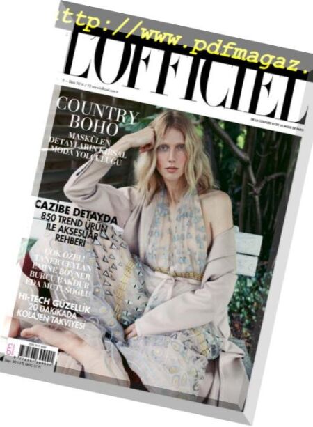 L’Officiel Turkey – Eylul 2016 Cover