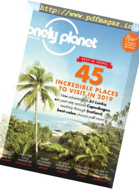 Lonely Planet Traveller UK – December 2018 Cover